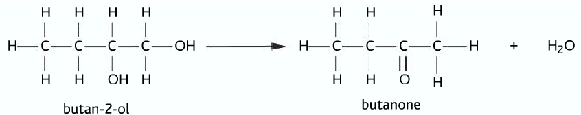 oxidation of secondary alcohol