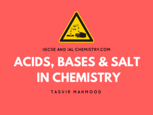 acid, bases and salts in chemistry