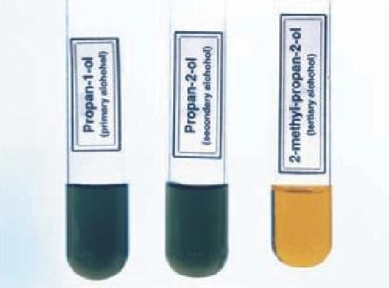 test for alcohols