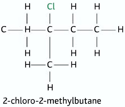 tertiary halogenoalkanes