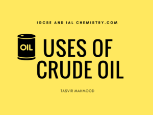 Uses of crude oil