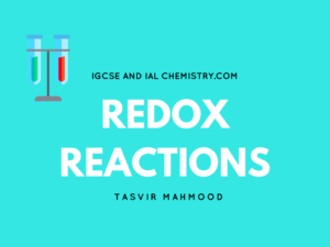 redox reactions in chemistry