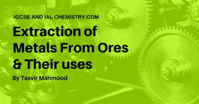 IGCSE Extraction of Metals From Ores Notes Extraction of Metals From Ores & Their uses
