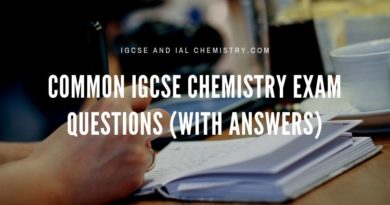 Common IGCSE Chemistry Exam Questions With Answers common igcse chemistry exam questions (with answers)